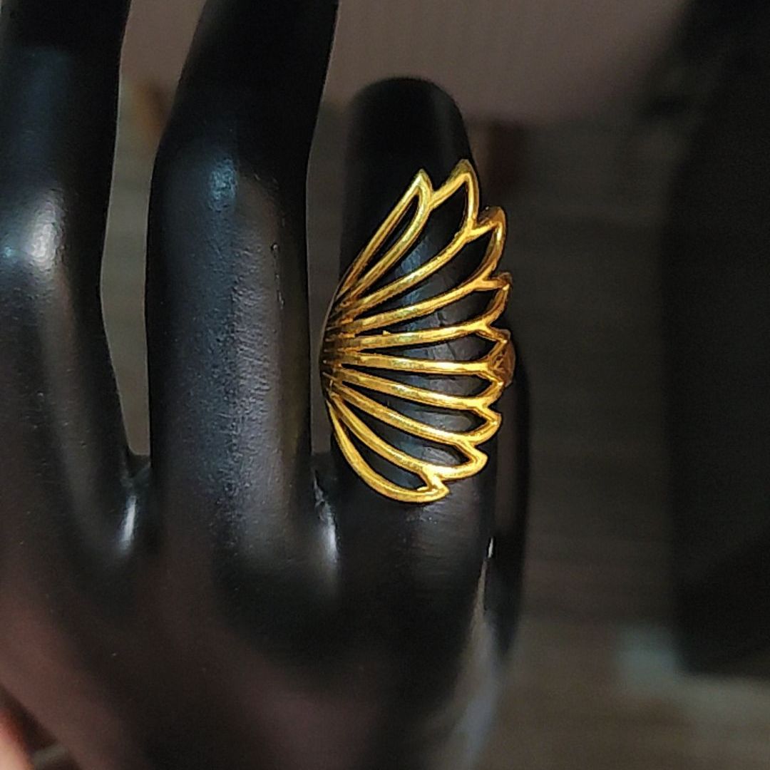 铜合金戒指  KS3051Nurluk 金色戒指民族风轻奢时尚饰品经典