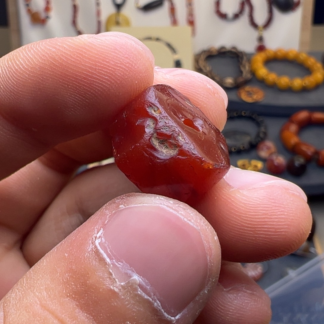 玛瑙/玉髓颈饰合金