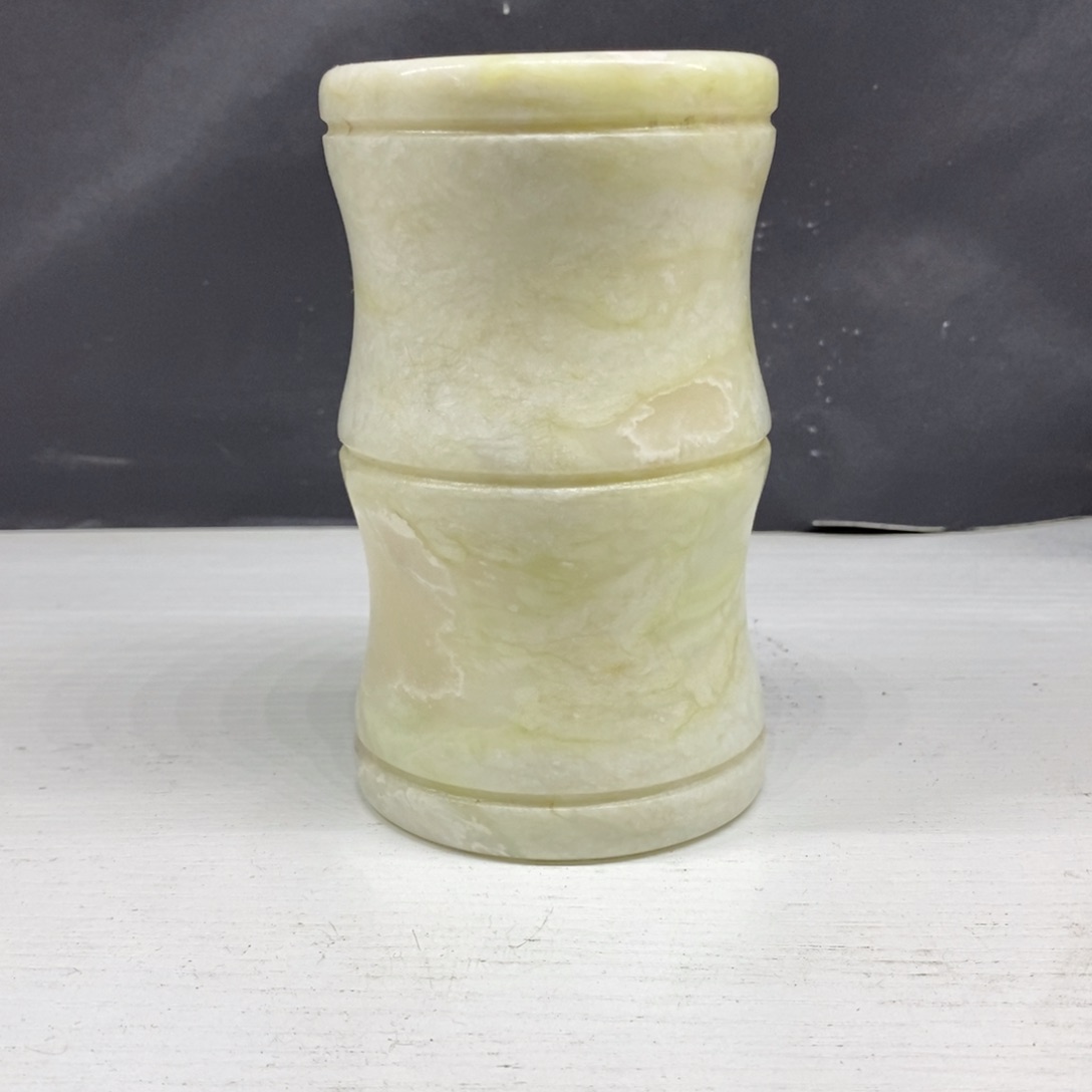 【闪购商品】岫玉珠宝奇石未镶嵌暖***男蛇纹石玉方解石玉