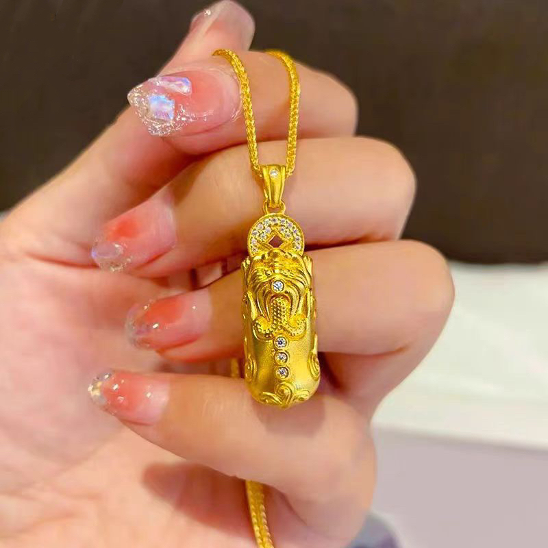 铜合金吊坠 如意甄选 古法轻奢貔貅吊坠项链 1000010