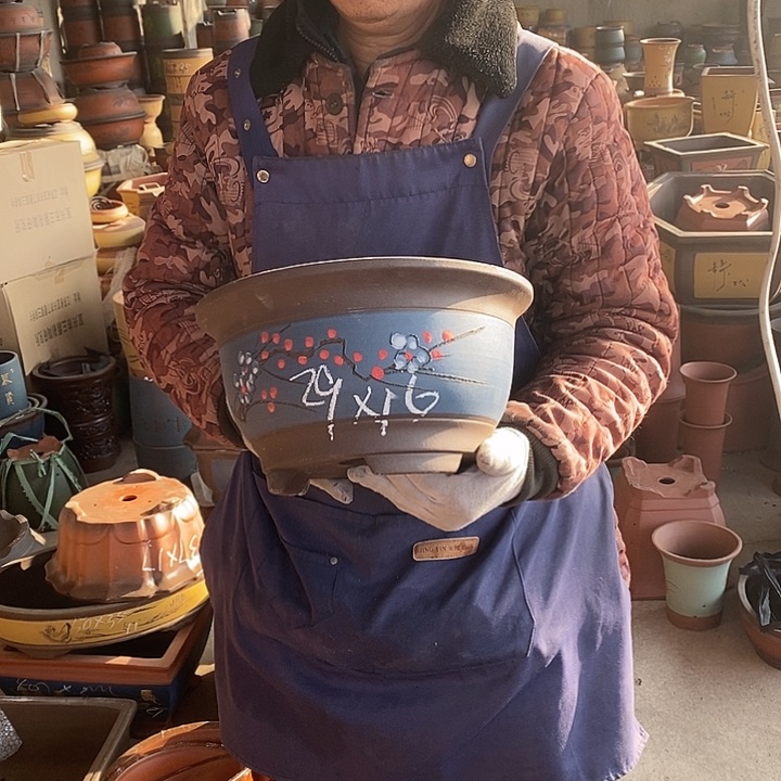 紫砂花盆紫砂花盆