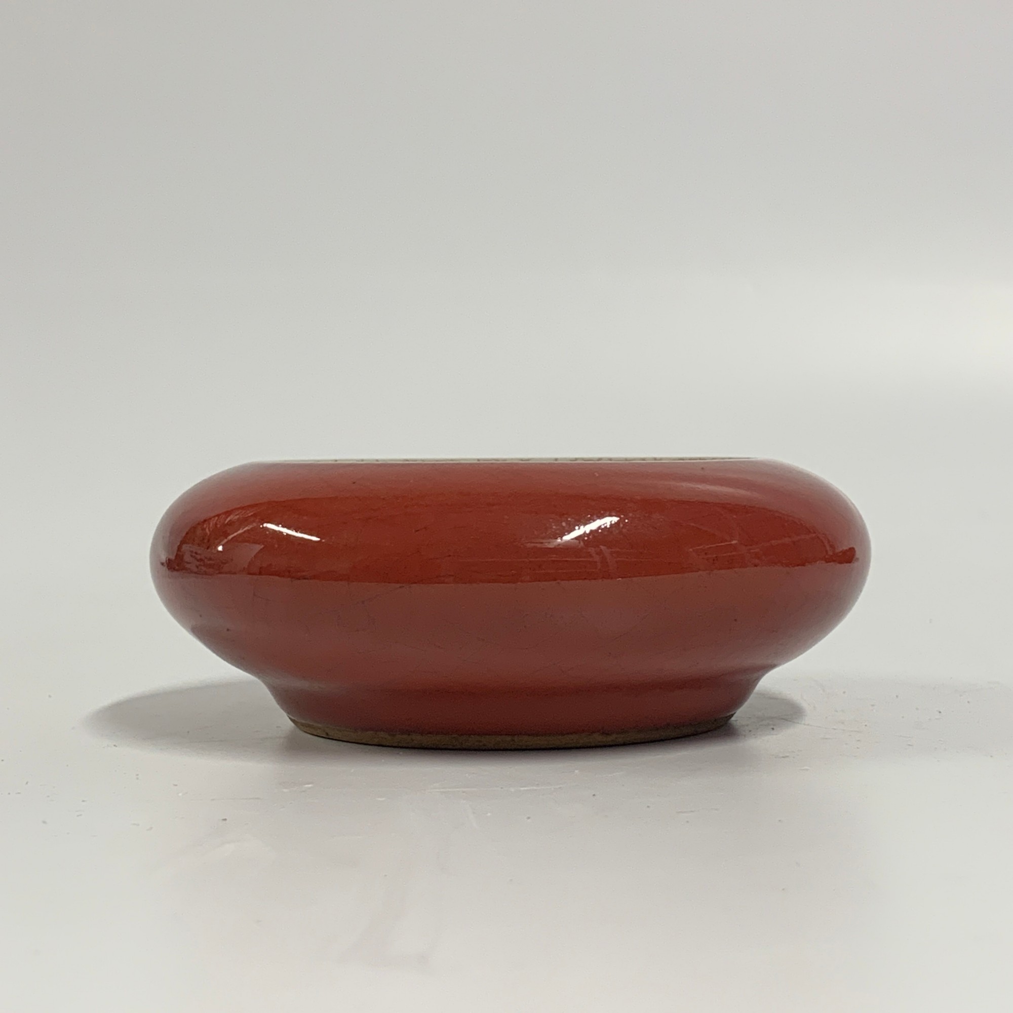 清晚期·霁红釉堂罗洗ZBM25ZBM0216033