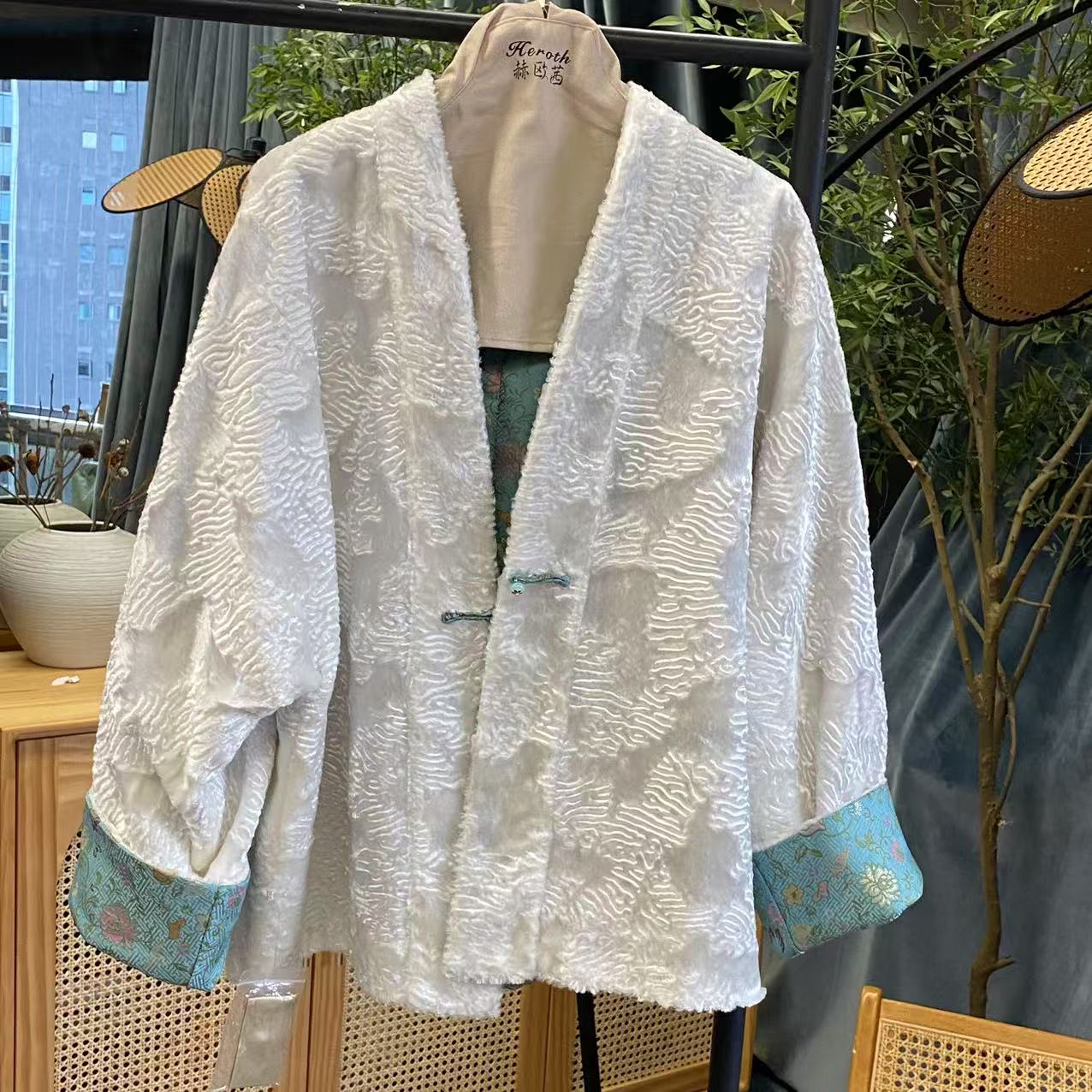 【KK】CM-新潮流国风水貂丝绒双面穿外套241116