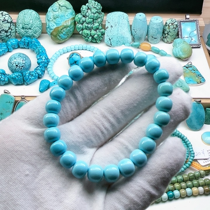 绿松石配饰未镶嵌
