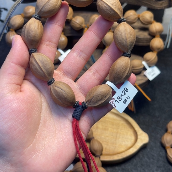 ᰔ***郑手串/手链橄榄核18.19精品梅林铁核