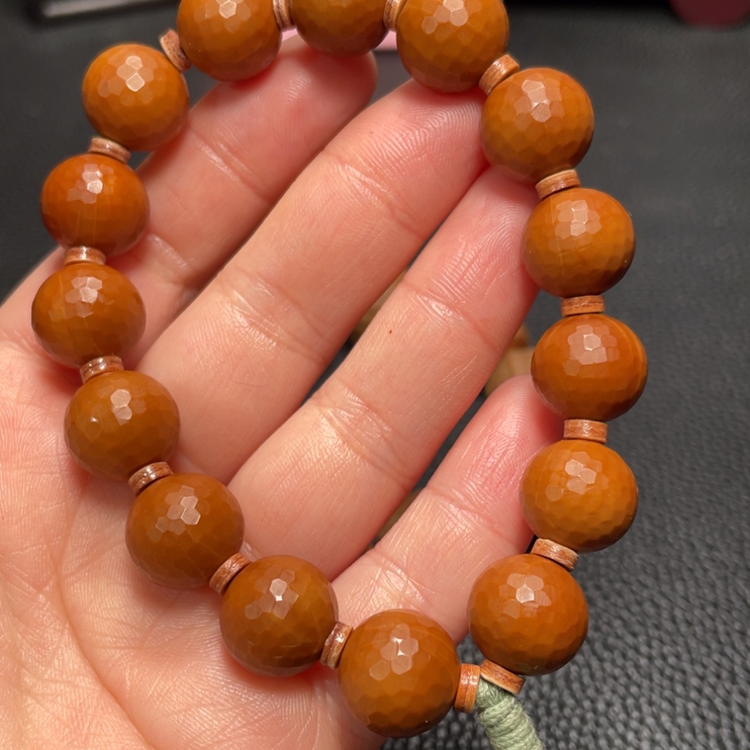 橄榄核手串/手链1.3正圆纯刀铲钻面