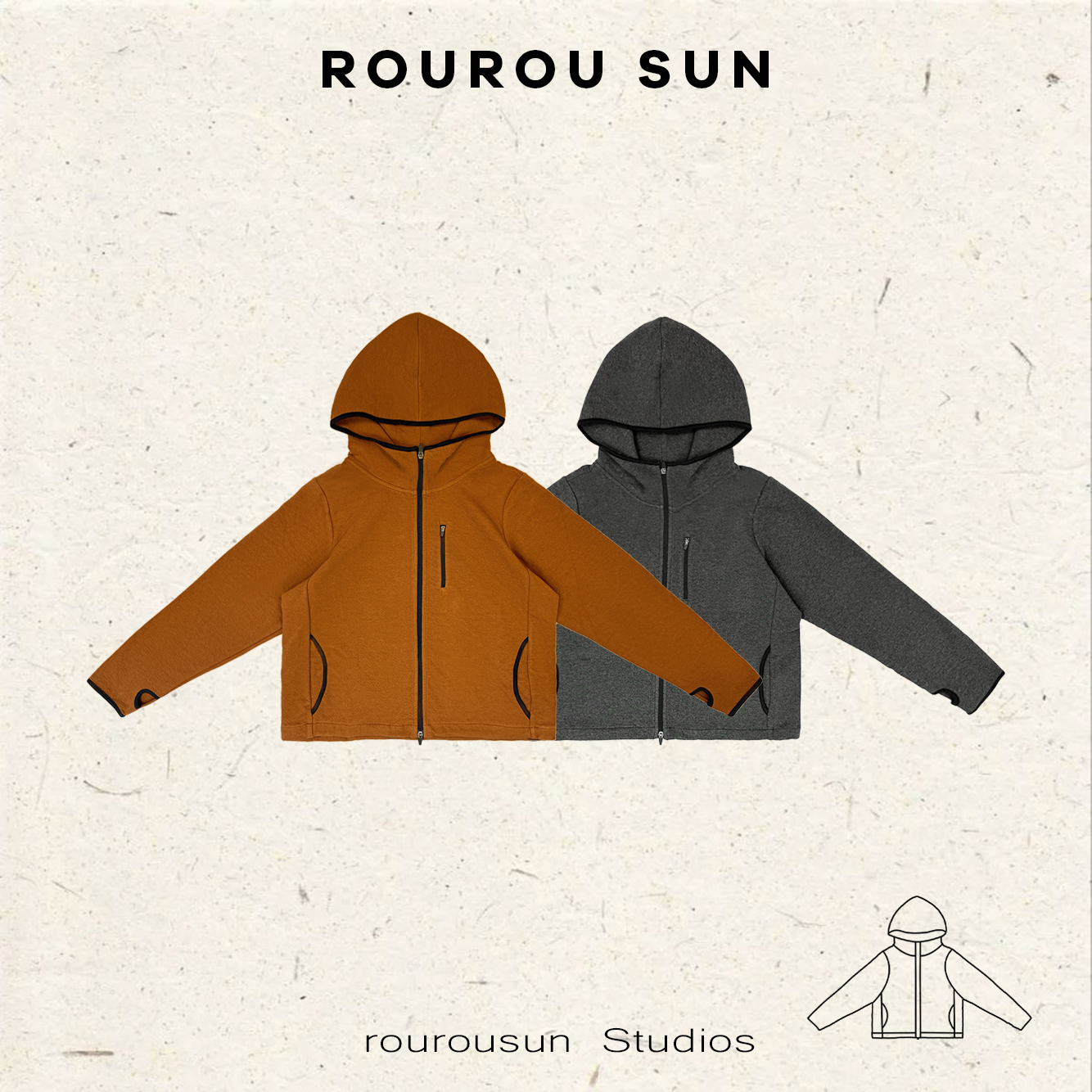 29713冬款女装潮流小众百搭保暖连帽拉链时尚休闲外套