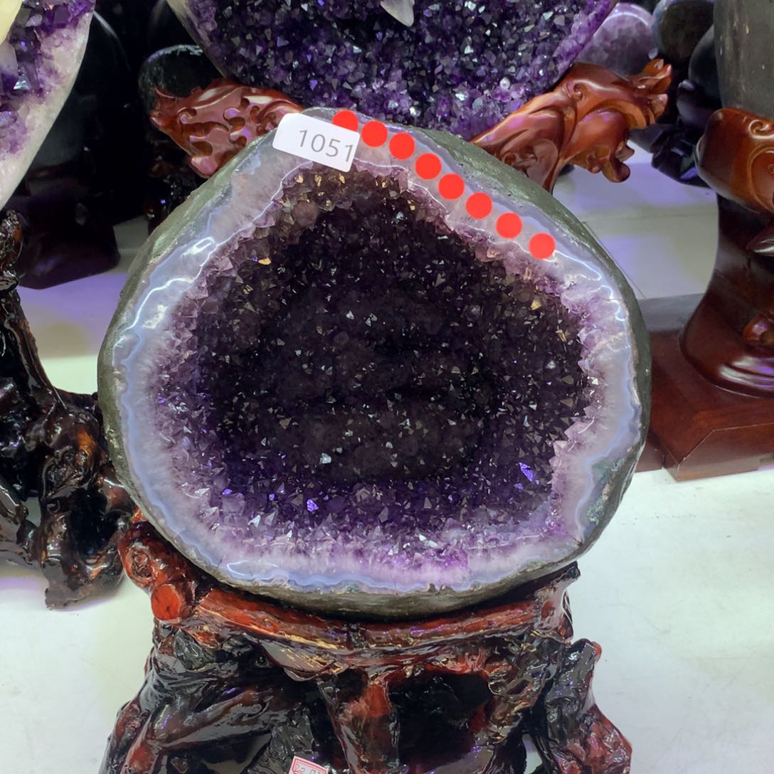 水晶摆件未镶嵌钱袋子