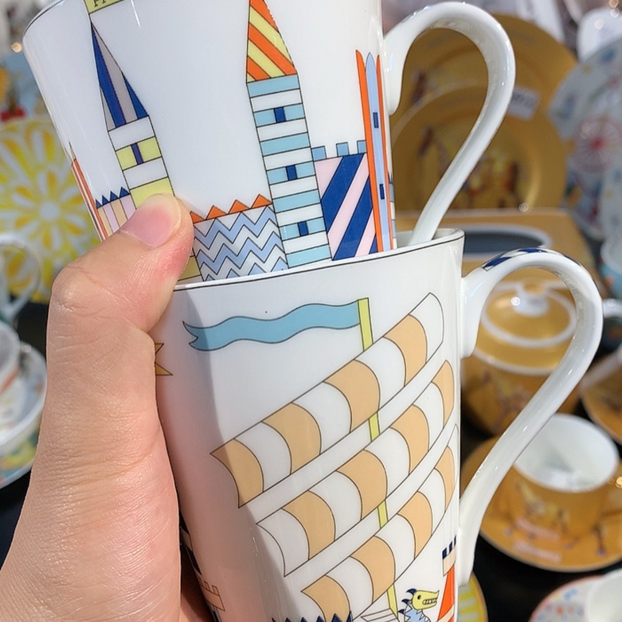 【闪购商品】瓷片马克杯