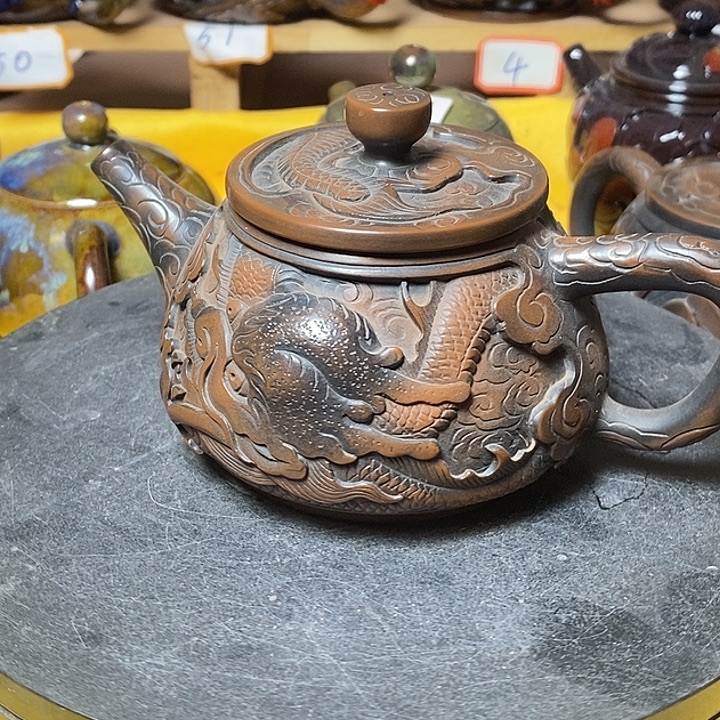 陶瓷建水紫陶230毫升