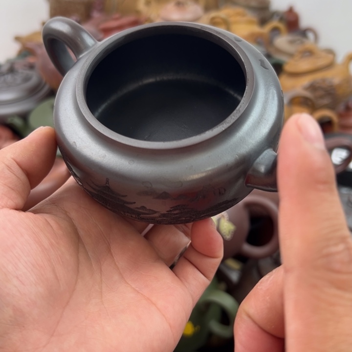 茶壶紫砂紫砂无盖