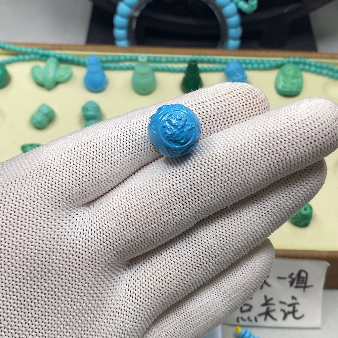 D***～卡15.7mm四大神兽高瓷蓝色
