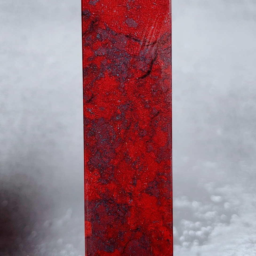 玉桂林鸡血玉印章镇尺18