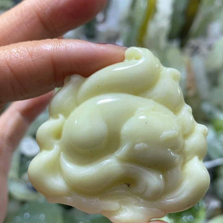 未镶嵌岫玉岫玉吊坠