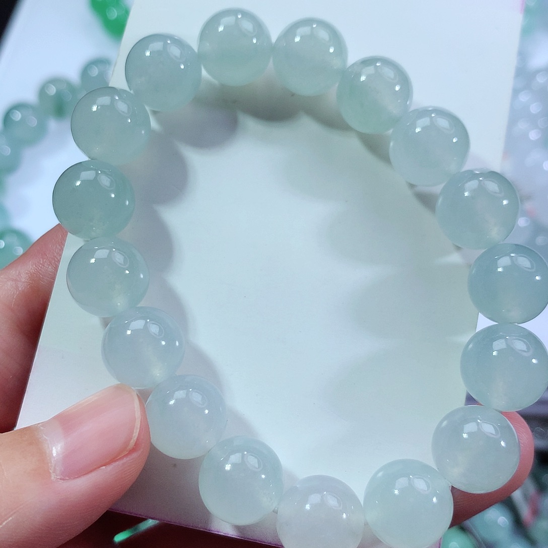 翡翠手链未镶嵌卡11