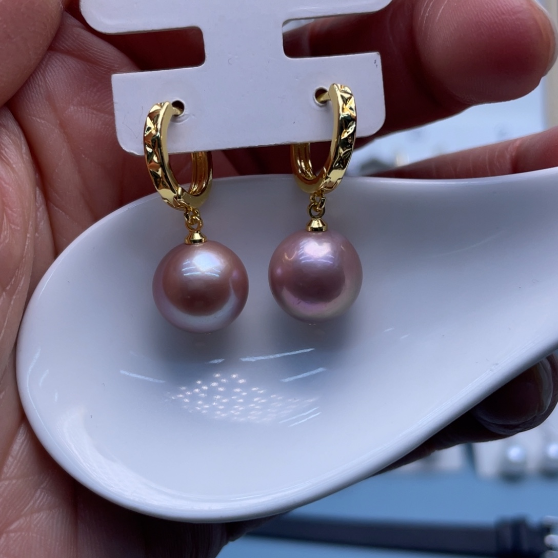 淡水珍珠耳饰未镶嵌