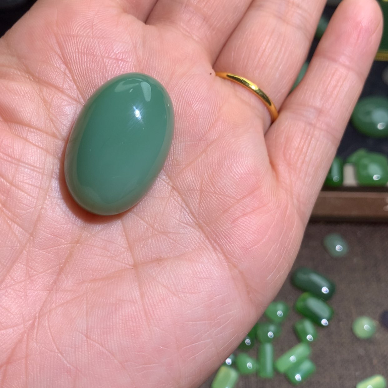 【闪购商品】和田玉珠宝半成品未镶嵌维***安