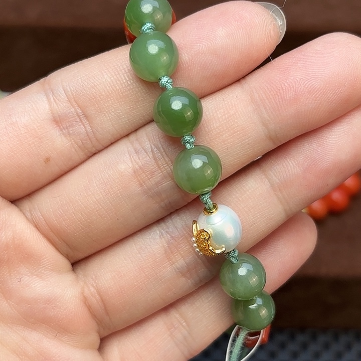 和田玉手链未镶嵌