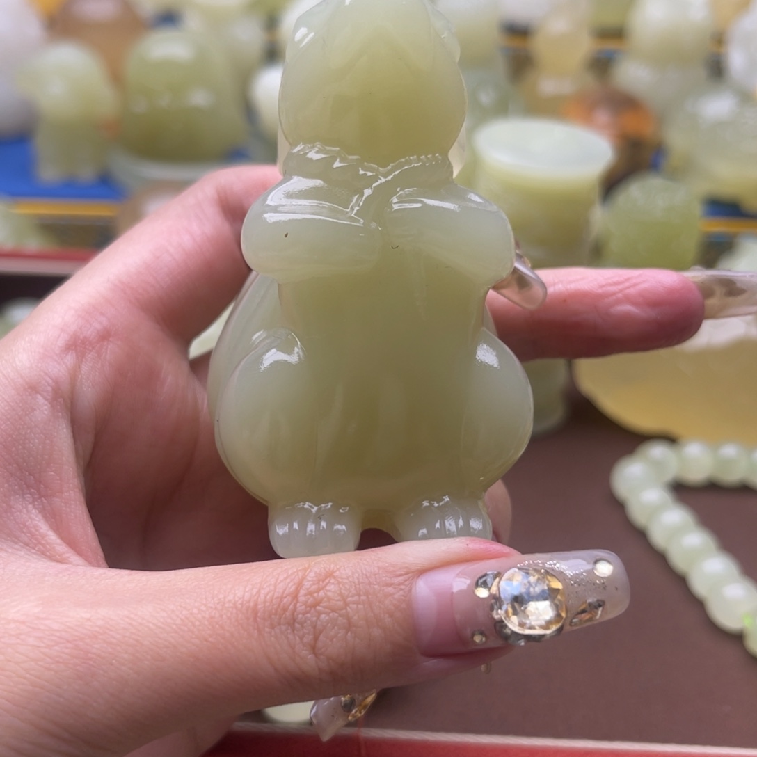 大***，玉天然摆放小摆件