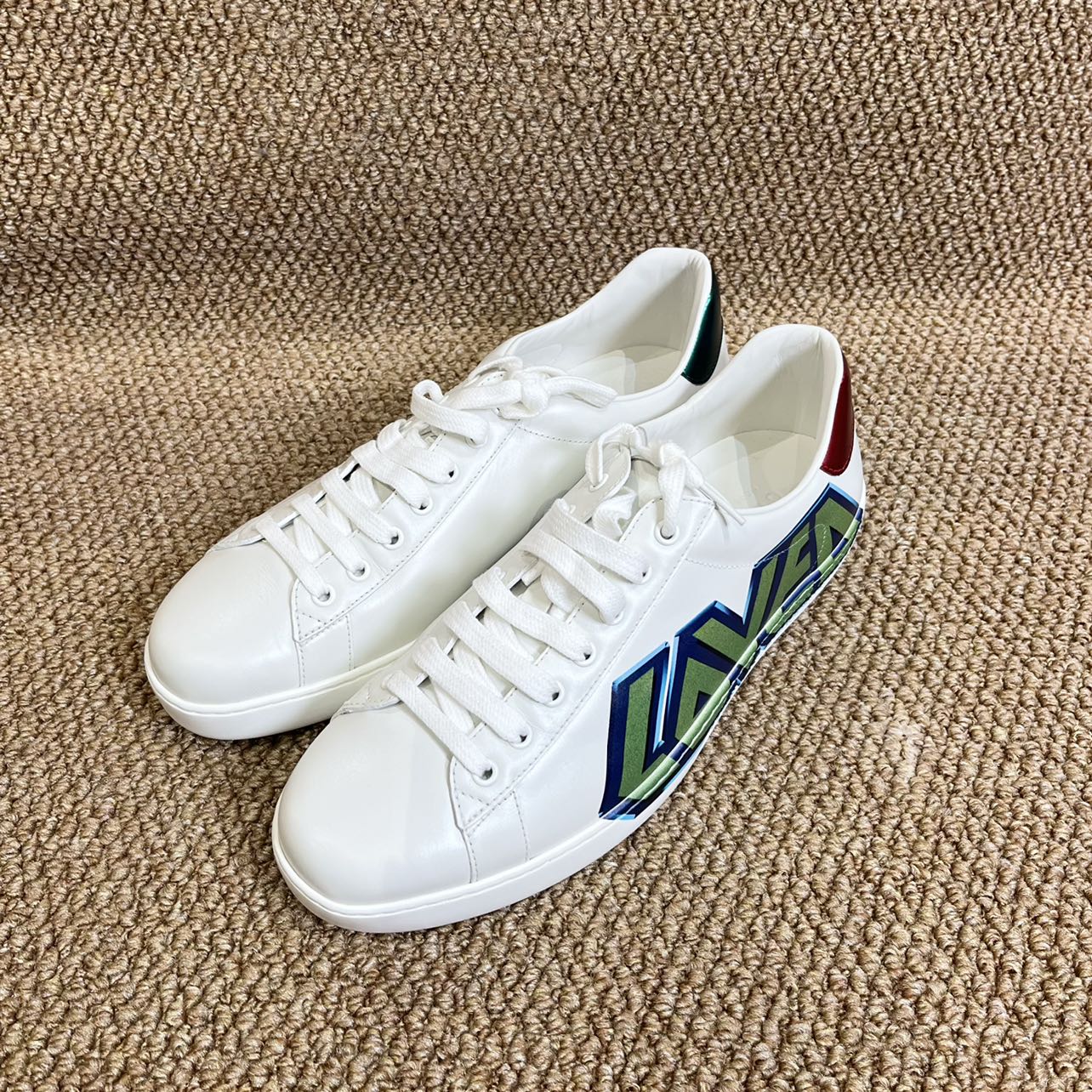 未使用 GUCCI/古驰 蔚蓝/板鞋/43.5码/全新带盒/ZW1202M032