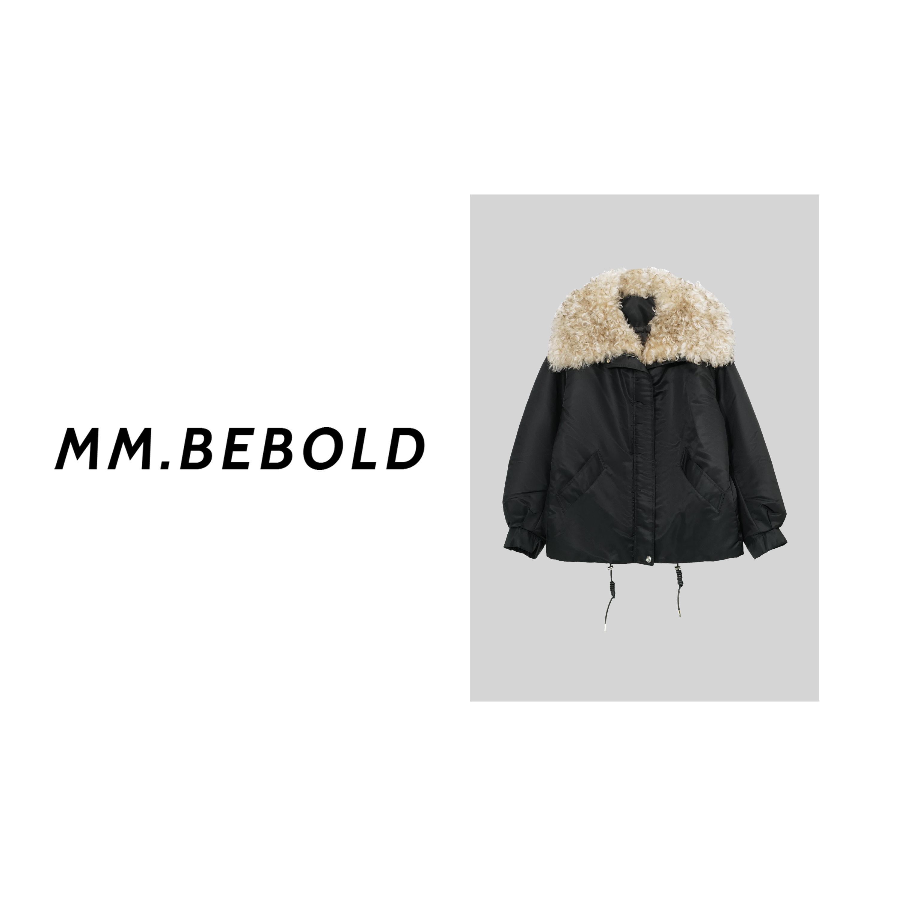 【大大精选】归季 毛领外翻拉链羽绒服MO522