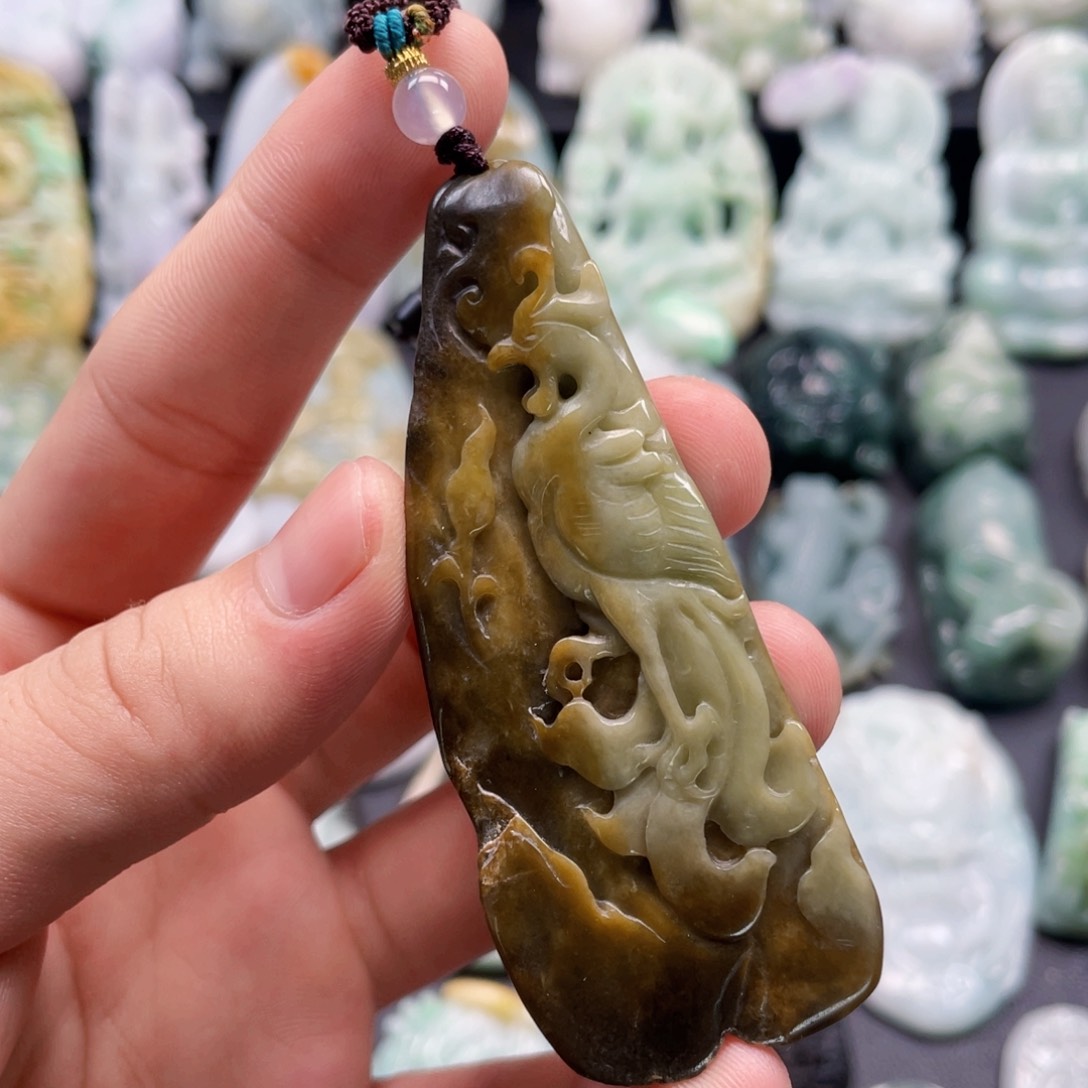 颈饰未镶嵌翡翠翡翠