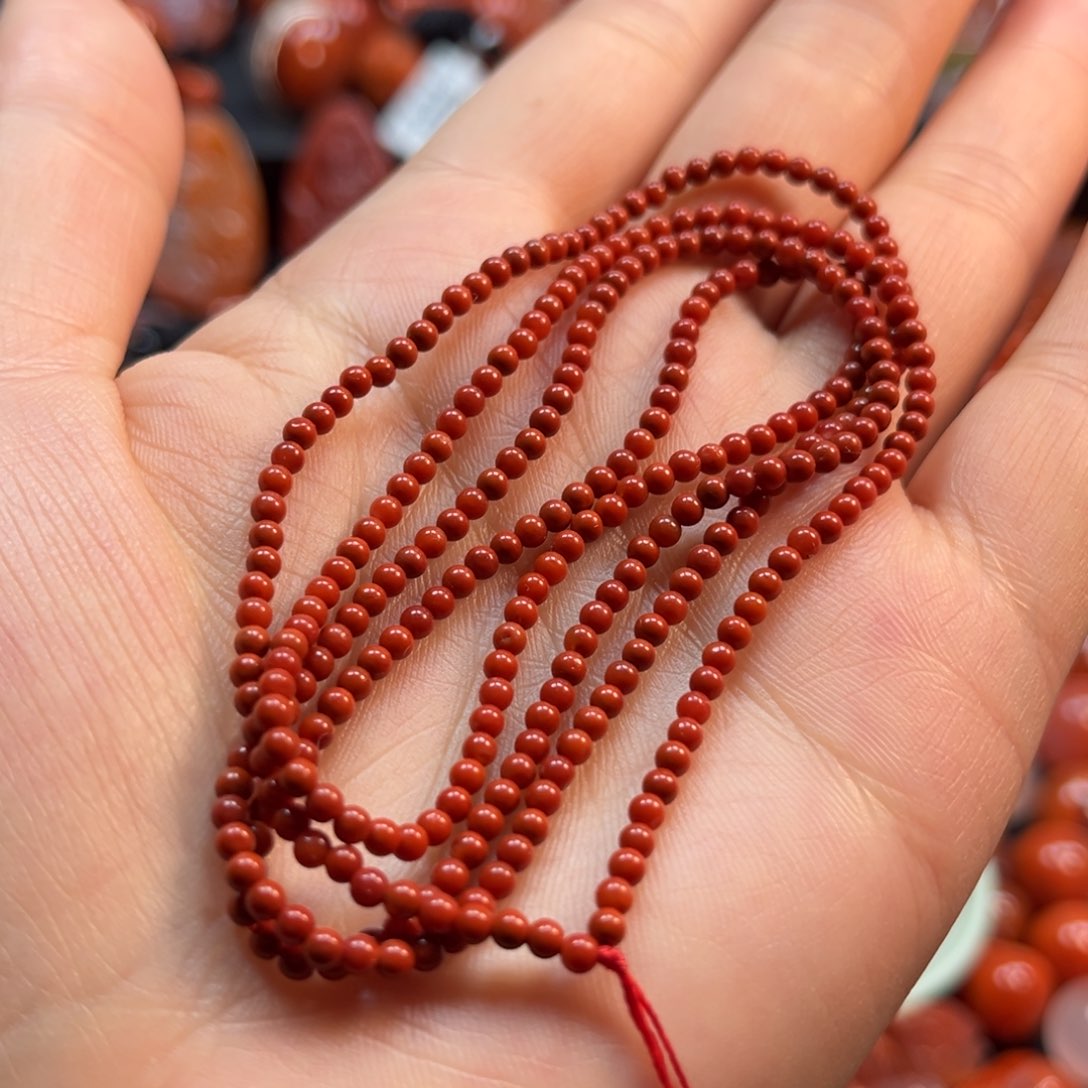 南红玛瑙小米珠2.5mn未镶嵌