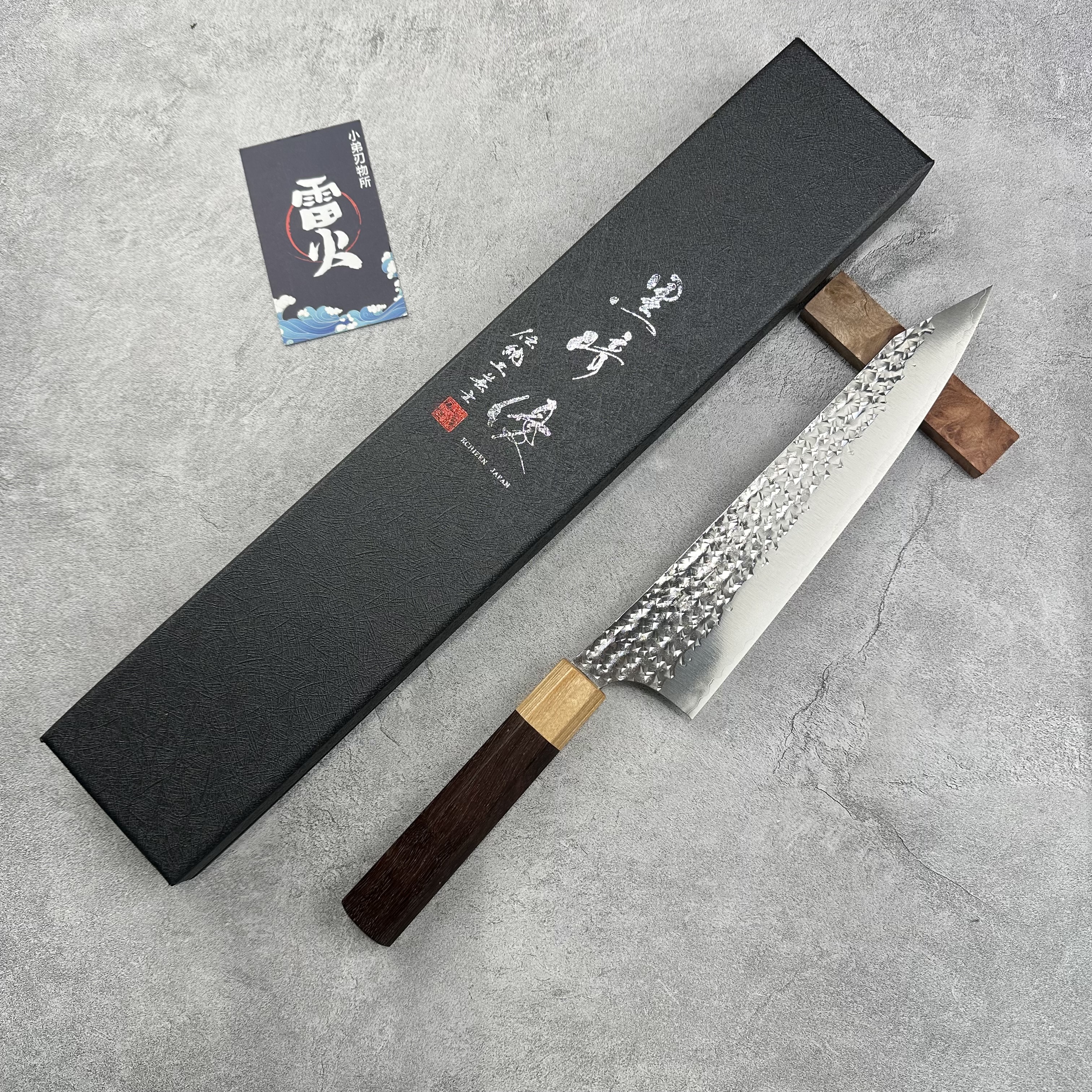 黑崎优 闪光-锐 SG2钢 锤纹 切付牛刀