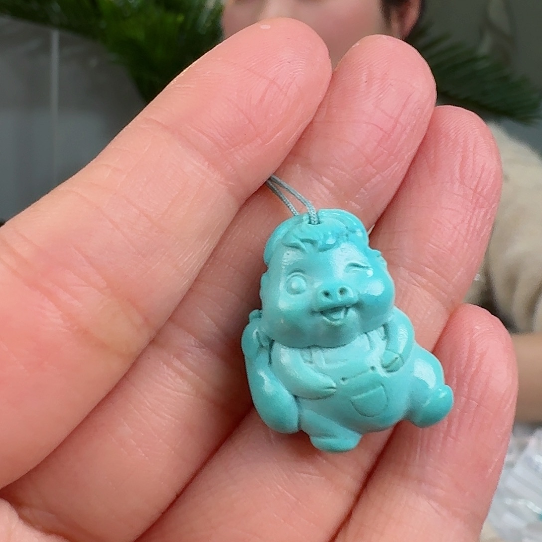 绿松石珠宝奇石未镶嵌