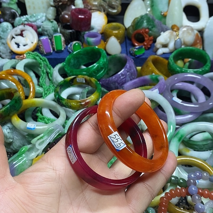 颈饰未镶嵌翡翠净*缅甸翡翠首饰配饰