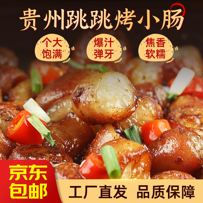 贵州有福烤小肠烧烤烙锅空气炸锅新鲜食材免洗半成品烤小肠500克