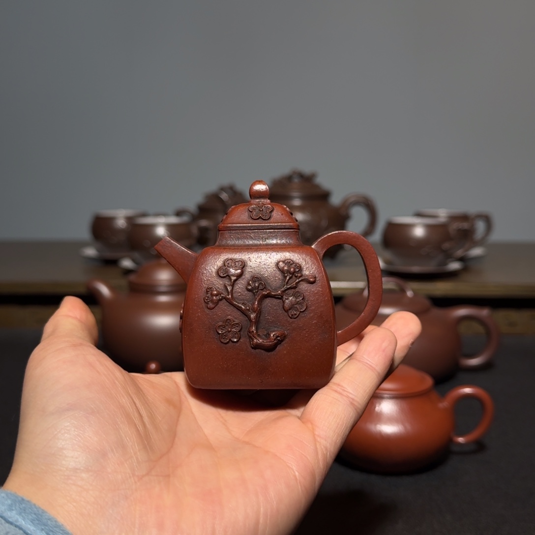 ****真紫砂茶壶宜兴紫砂