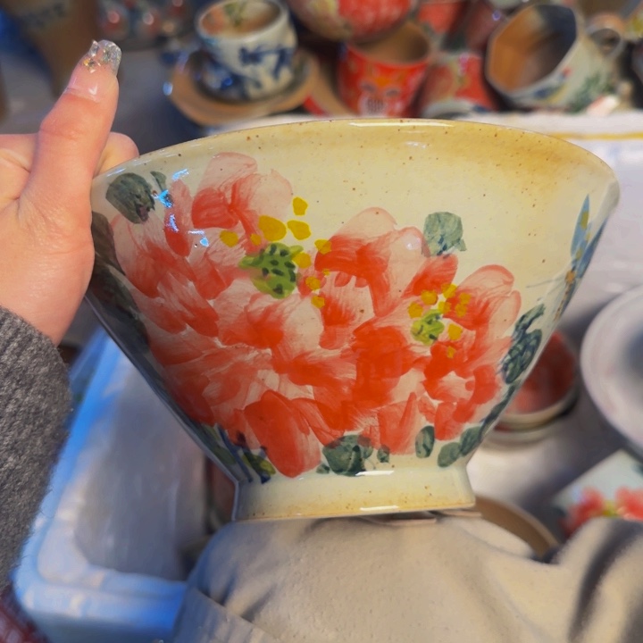 瓷片景德镇陶瓷手工手绘