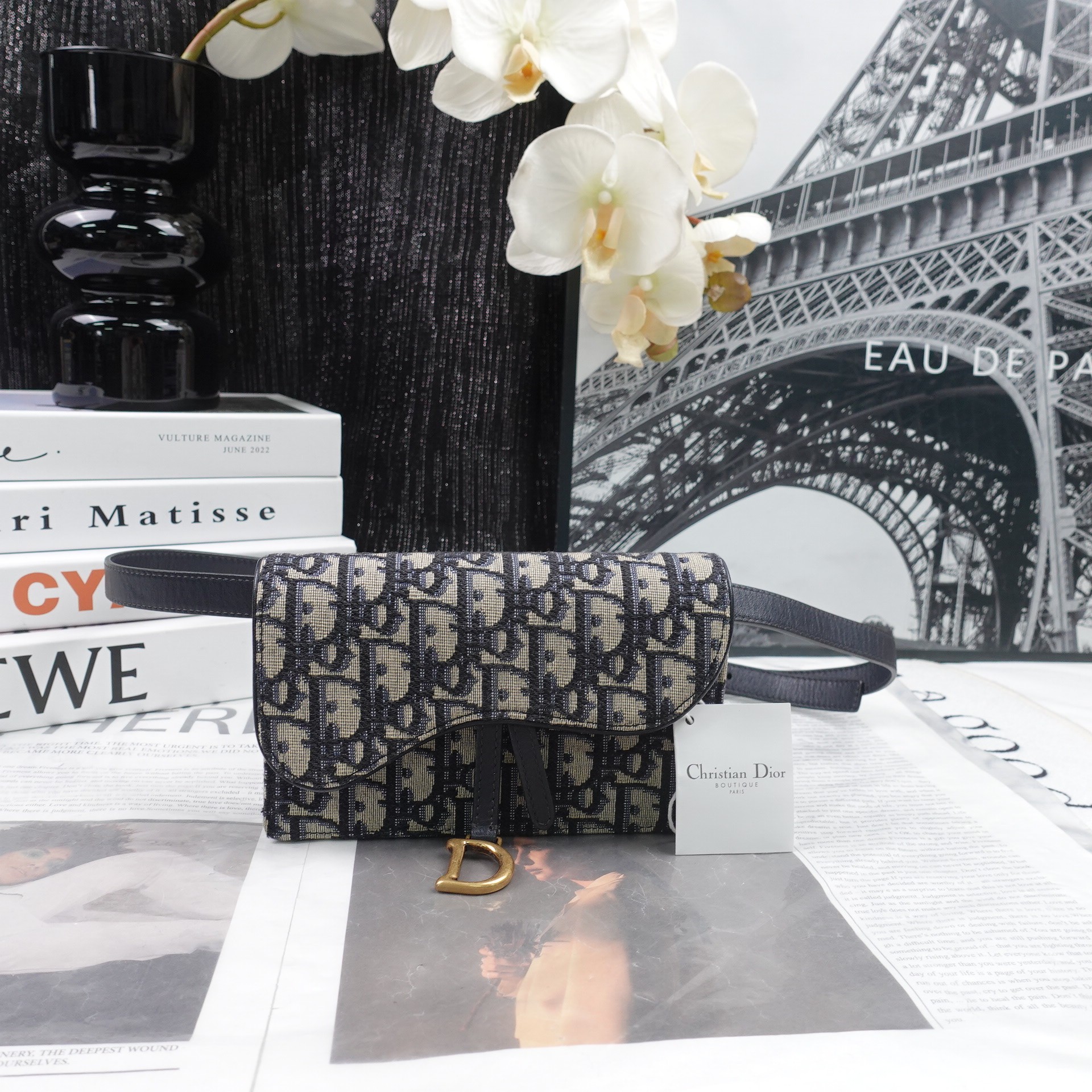 95新 DIOR/迪奥 老花单肩包T10301783