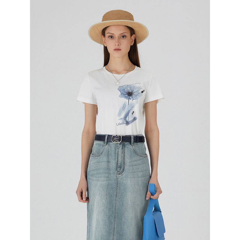 【尚雅】莱芙艾迪儿短袖T恤1E2T21067