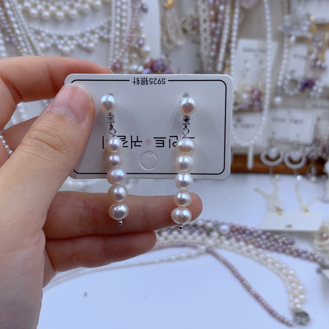 颈饰合金淡水珍珠