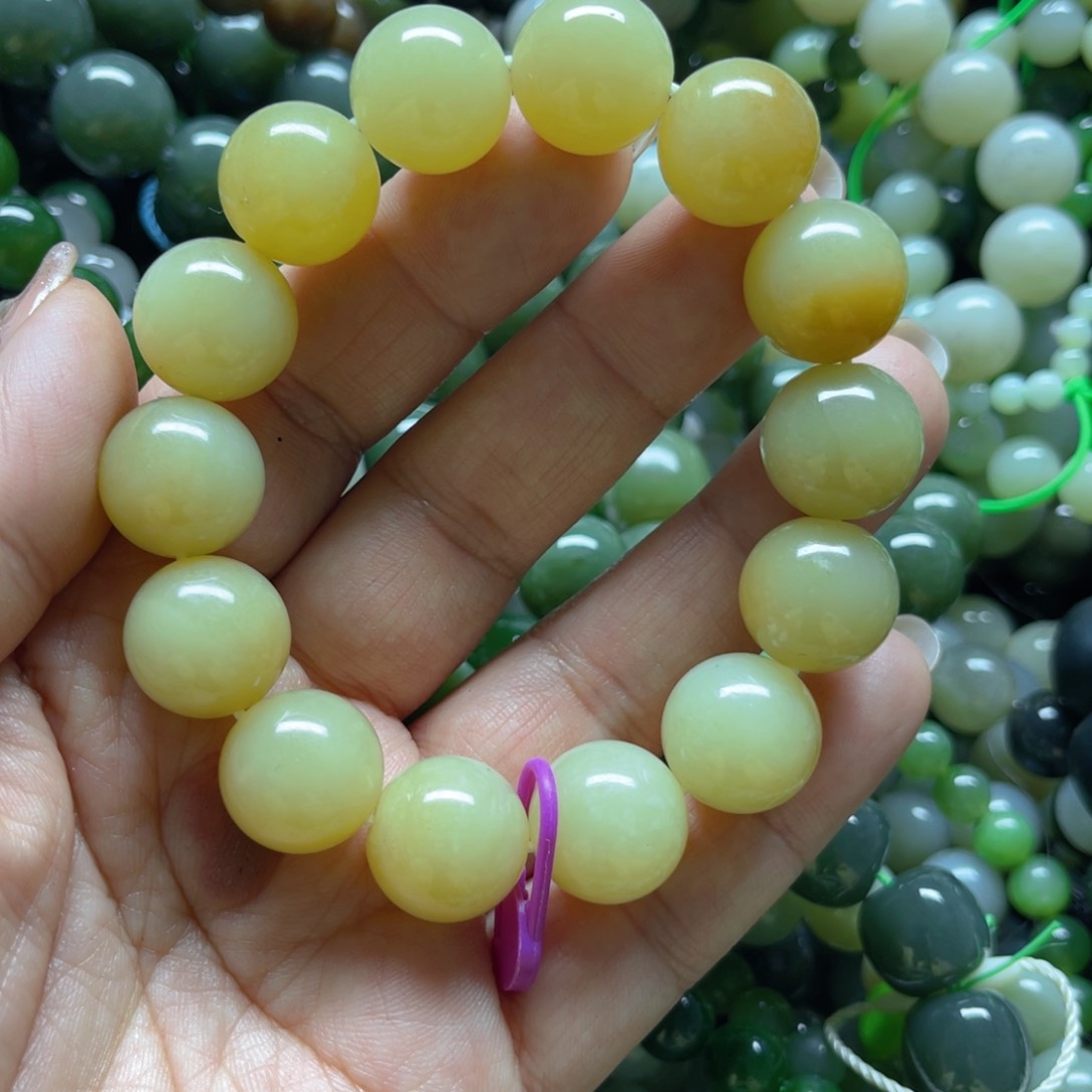 和田玉手链未镶嵌