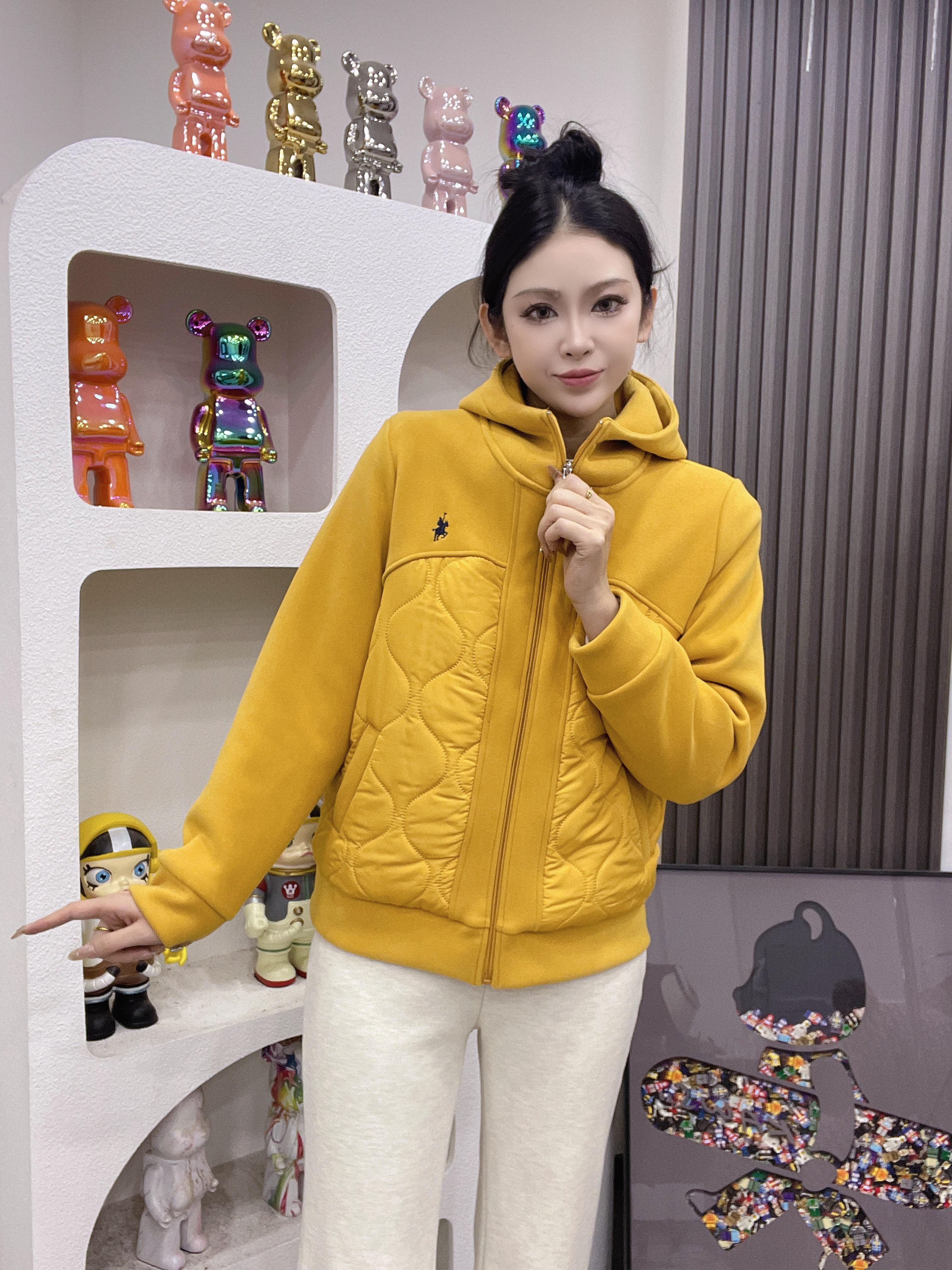 8778棉服女款爆款2025新款连帽加厚冬装棉袄时尚减龄洋气防寒保暖