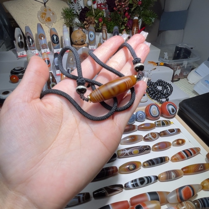 富***儿玛瑙/玉髓未镶嵌项链