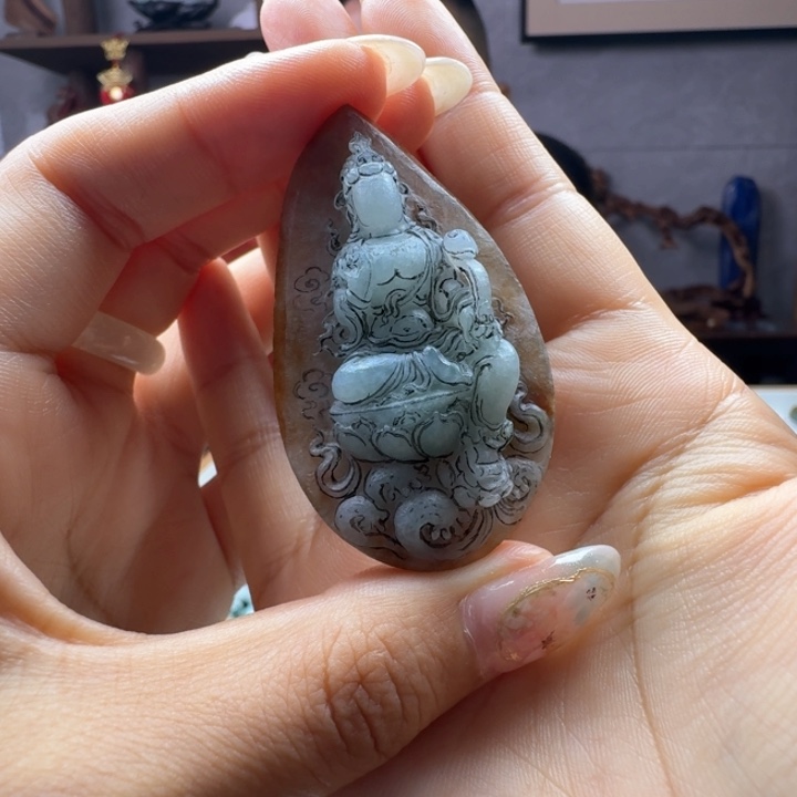 小***哥定制翡翠未镶嵌观音