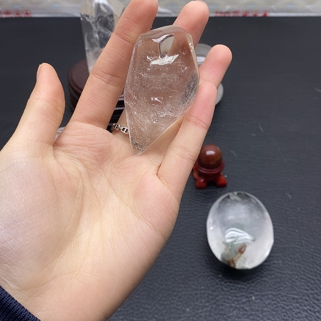 水晶未镶嵌珠宝半成品378水晶石