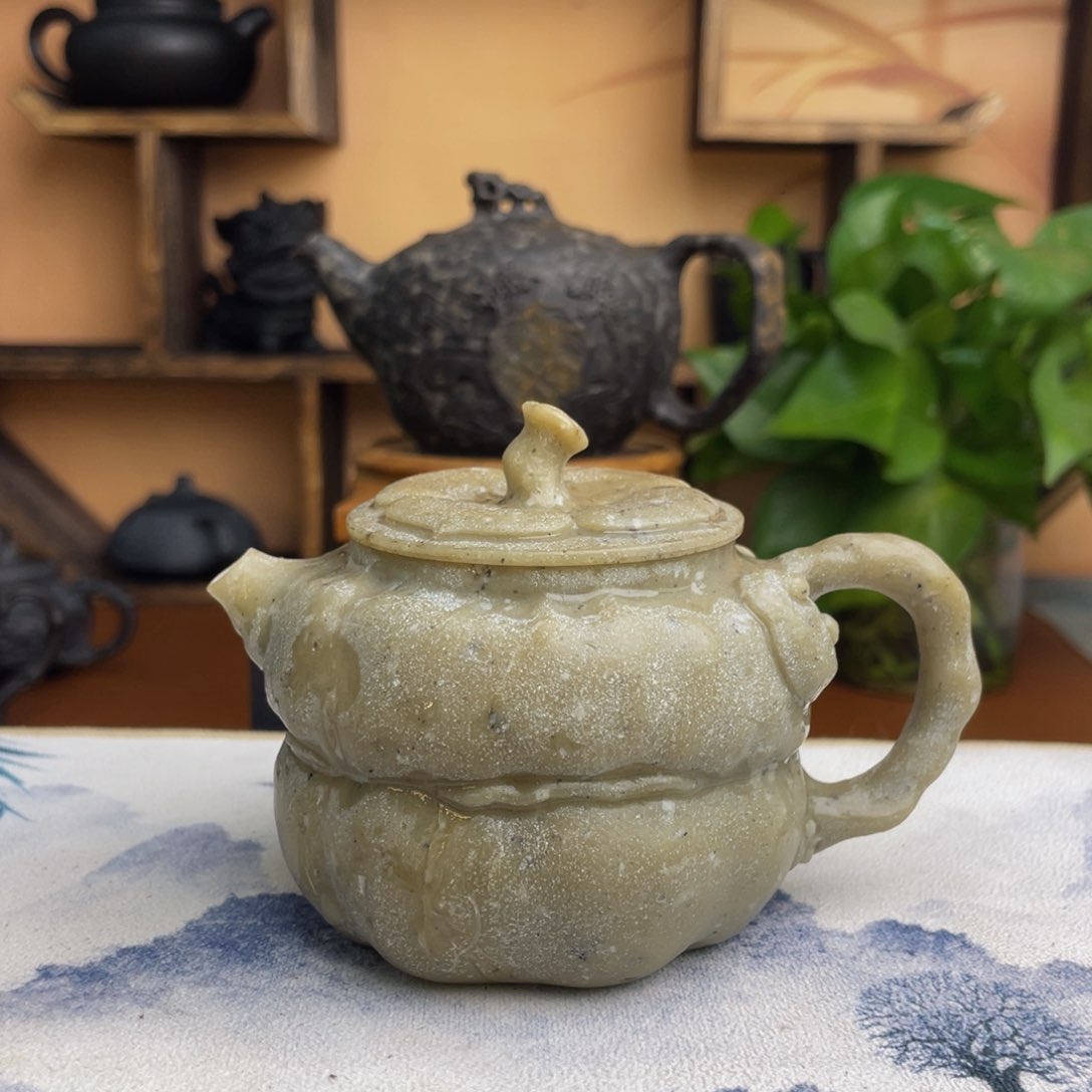 g****9冰碛玉柿柿如意壶