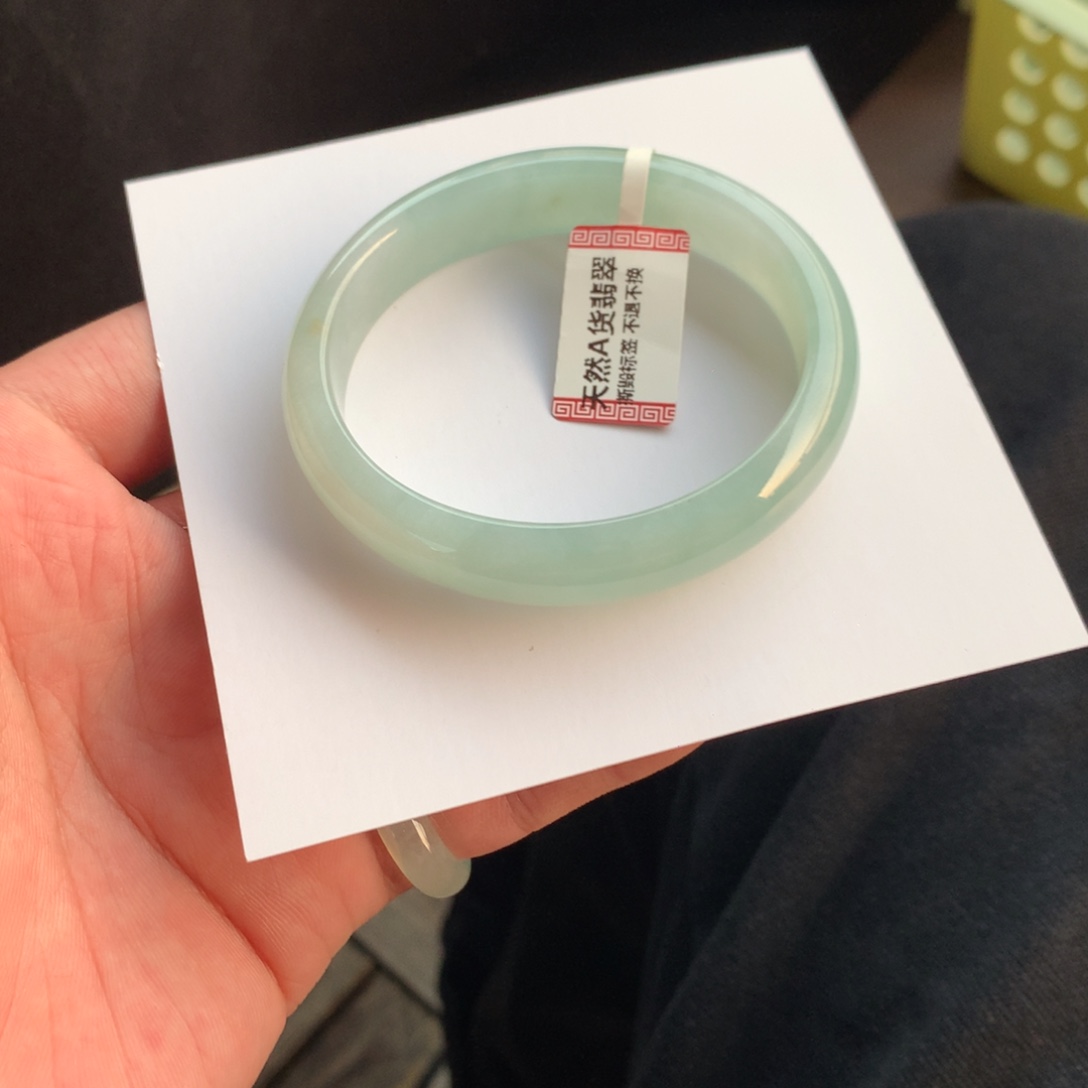 翡翠未镶嵌手镯31号55.5贵妃