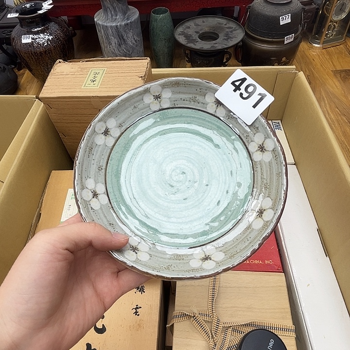 瓷片呀工艺品摆件瓷器摆件正能量