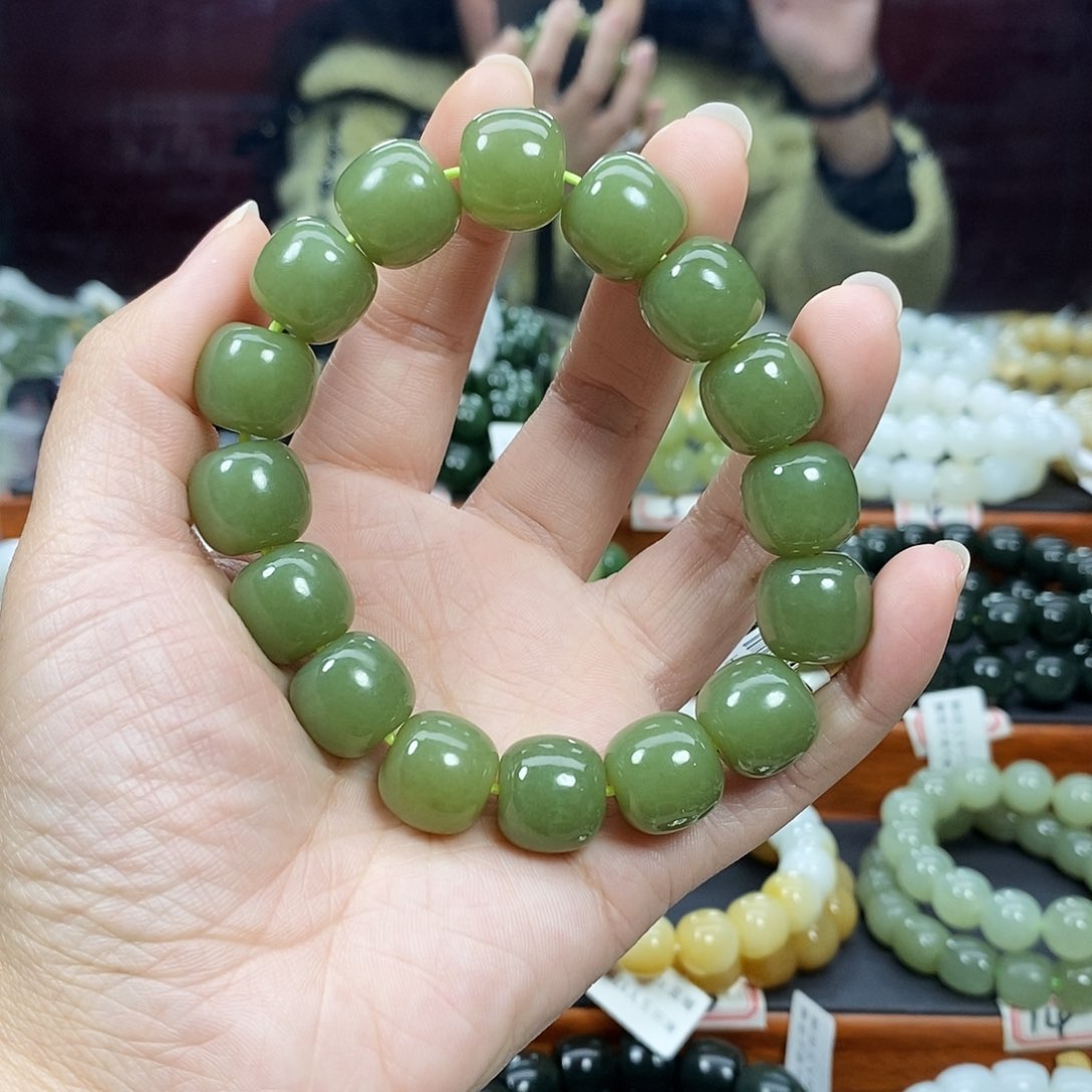 和田玉手链未镶嵌