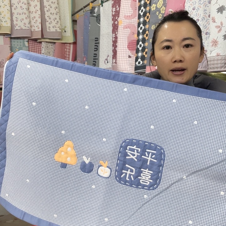 棉特价蓝色平安喜乐