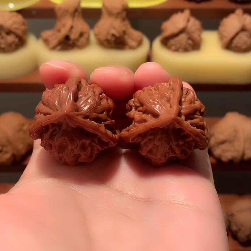 【闪购商品】文玩核桃把件三棱32