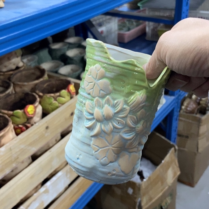 陶瓷花盆单场满9.9发9*13