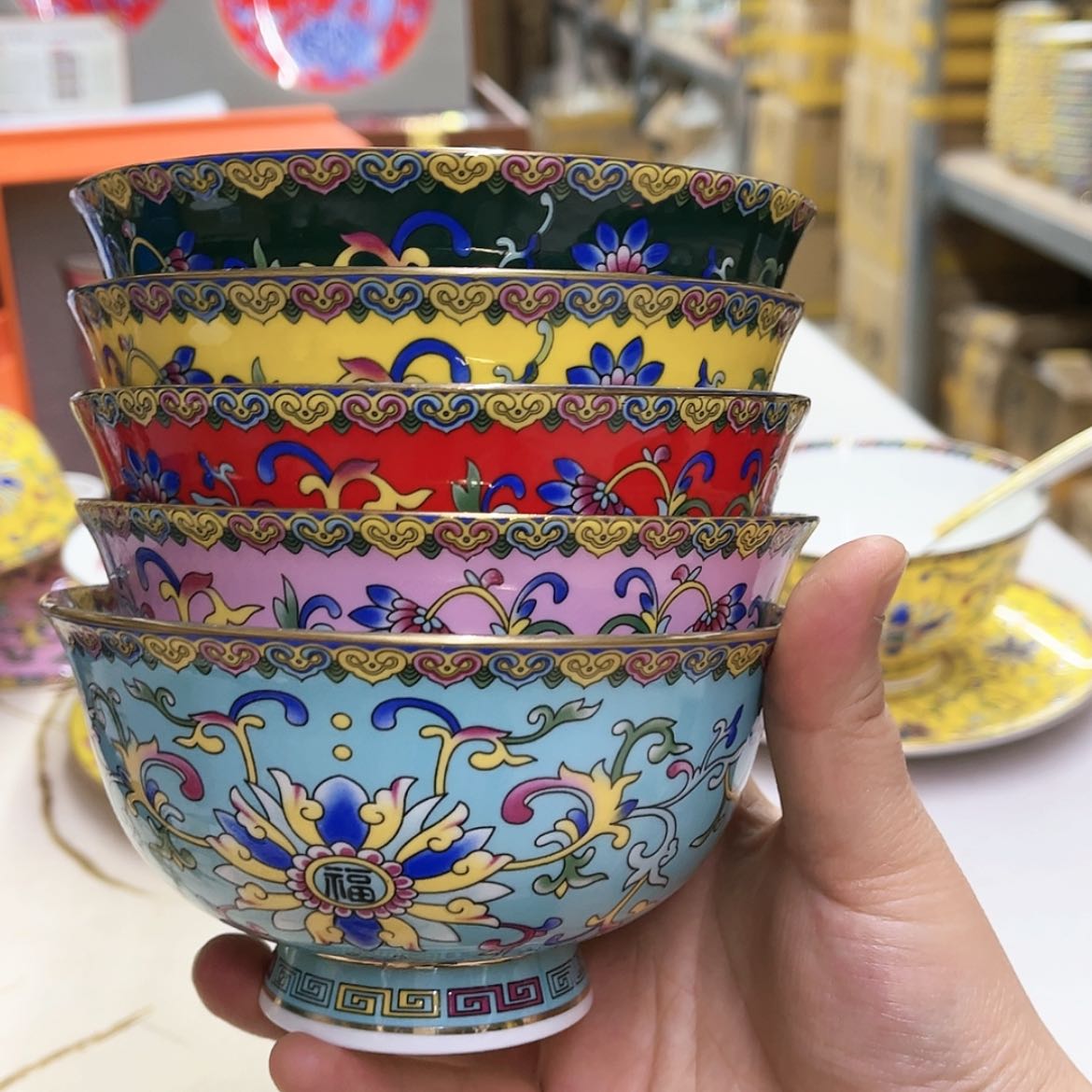 【闪购商品】骨瓷5英寸5混。。。。