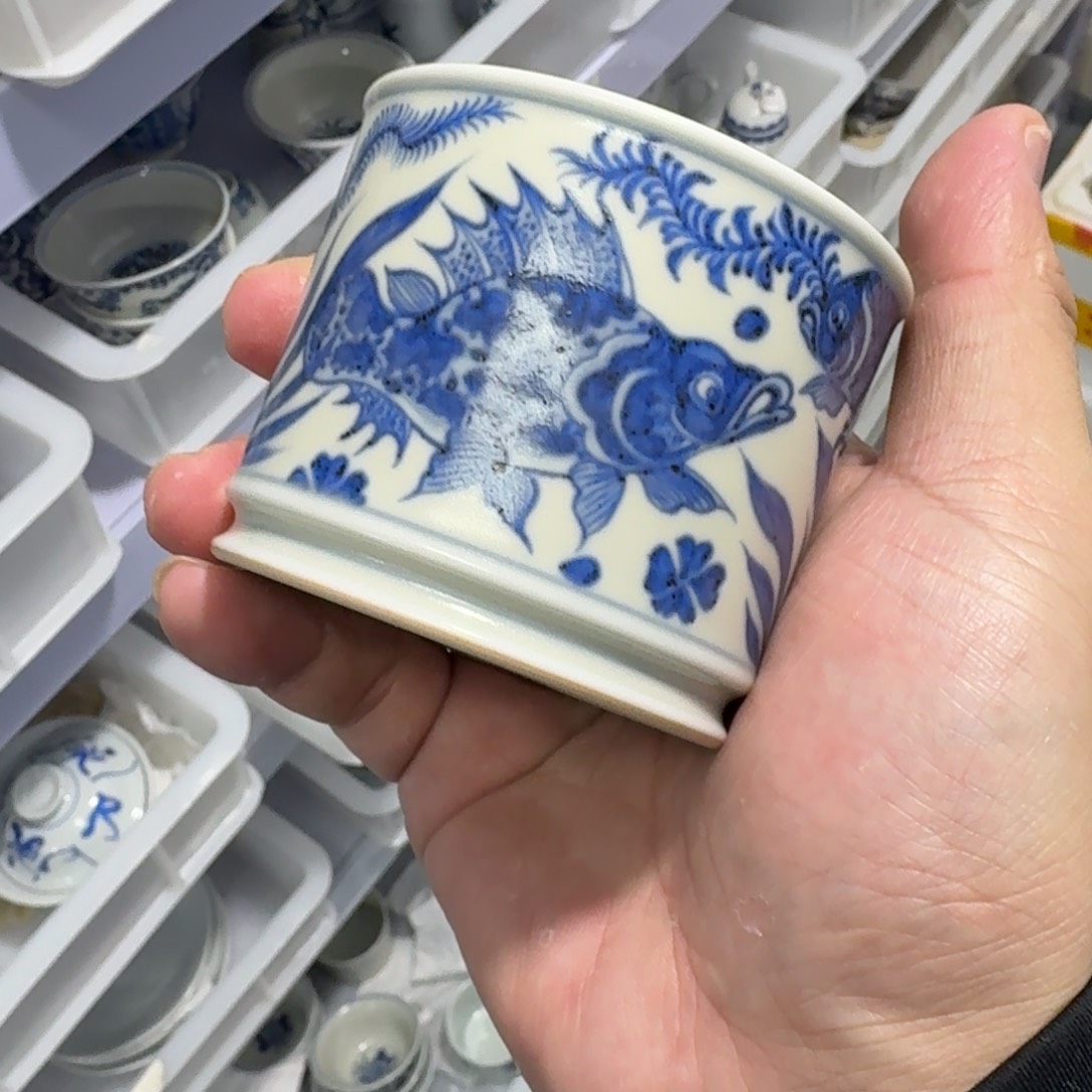 杯浔*瓷言所老曹甄选好瓷瑕疵